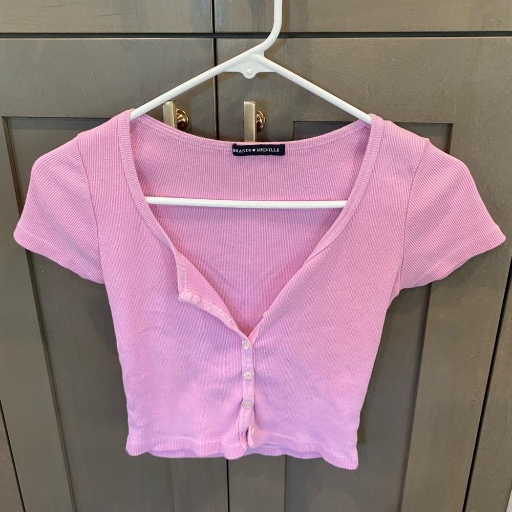 Brandy melville button down top